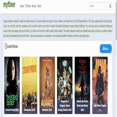 Myflixer land ho!  Tubi, which is our second MyFlixer alternative, is a similar platform that offers free, top-notch, and tailor-made requests