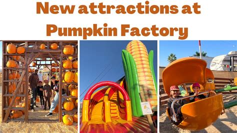 2024 NEW RIDES at the PUMPKIN FACTORY what to expect