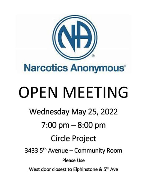 Na meeting birmingham al Narcotics Anonymous is a global community-based organization members of which are united under one goal – reaching and maintaining sobriety