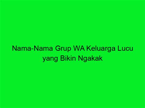 Nama grup hadroh lucu  1