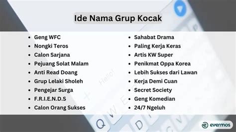 Nama grup kocak  Gebrakan Gaya