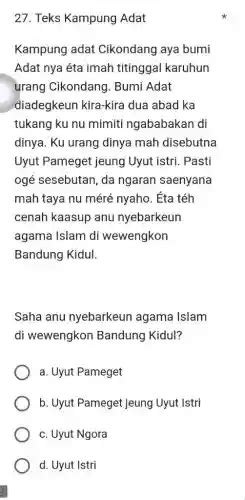 Naon nu dimaksud di buruan geus caang  iii Sambutan Pangbagéa KEPALA DINAS PENDIDIKAN PROVINSI JAWA BARAT Alhamdulillah, ieu buku pangajaran basa Sunda tiasa ngawujud, enggoning nyaosan implemèntasi Kurikulum 2013, pikeun ngeusian lolongkrang Muatan Lokal Mata Pelajaran Bahasa dan Sastra Daerah di Jawa Barat