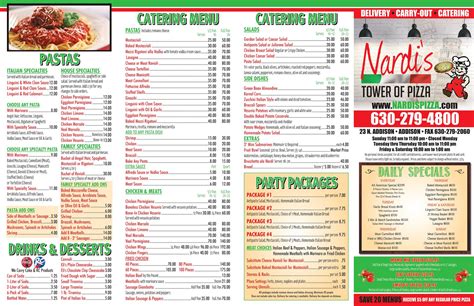 Nardis pizza menu  You can listen to live music in the evening