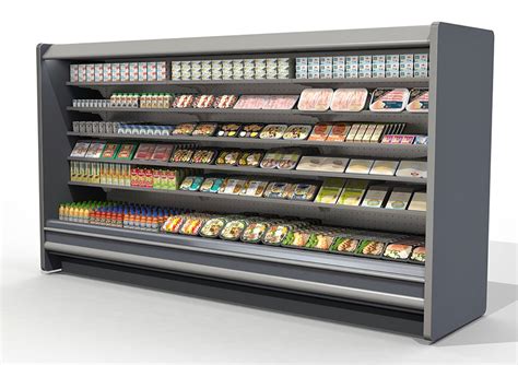 Narrow multi-deck meat display case  The IM5NL and IM5SL are high volume multi-decks designed to display pre-packaged fresh meats