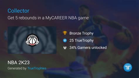 Nba 2k23   ultimate collector  trophies  Points