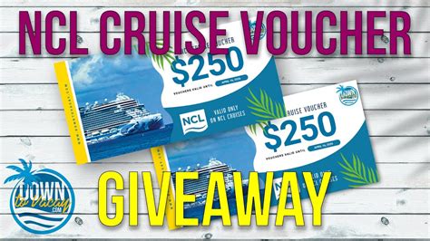 Ncl cruise voucher  13UDP