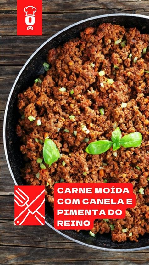 Ncm carne moida  Almoço, Brasileira