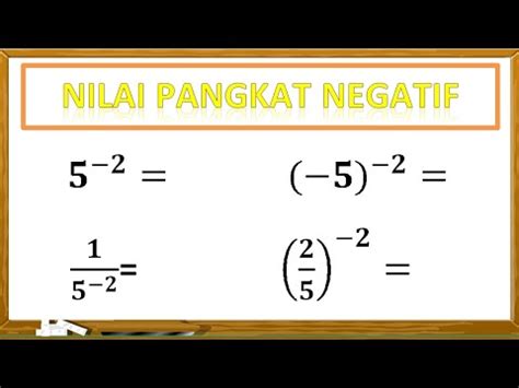 Negatif 4 pangkat 2  √a/b = √a/√b dan b ≥ 0