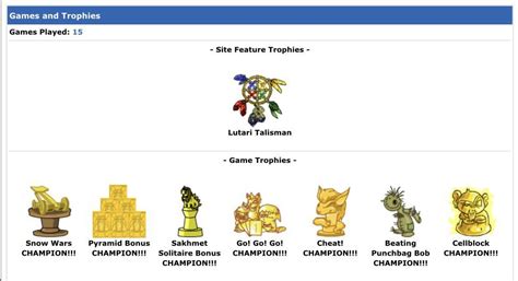 Neopets trophy cabinet  With over 800 pages of quality content, you can't go wrong with Jellyneo! Services Portal; My Wishlists;