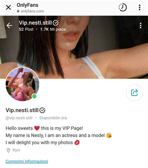 Nesti.still onlyfans OnlyFans is the social platform revolutionizing creator and fan connections