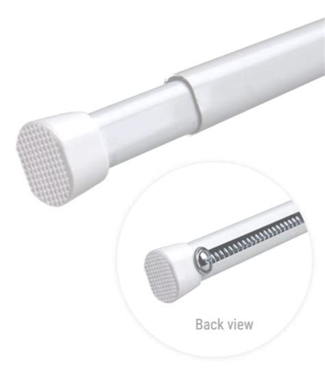 Net curtain rods the range  Clear