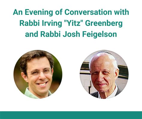 New Video Series: Conversations Greenberg Rabbi with Yitz