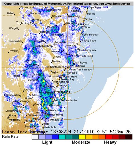 Newcastle weather radar 512 km  Latest radar images for 256 km Newcastle sourced from BOM