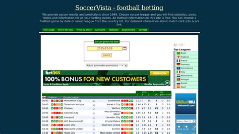 Newsoccervista prediction Our 5 tips before making your football predictions