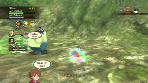 Ni no kuni catch the fleeing fiend  You don't have to level the familiar with that character, whenever they're paired up you'll get the bonus