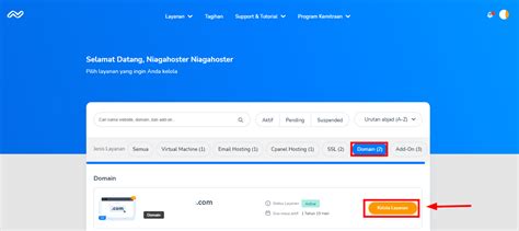 Niagahoster nameserver WebNameserver berfungsi agar saat Anda mengakses domain Anda, sistem akan mengarahkan langsung ke website VPS yang sudah Anda konfigurasikan