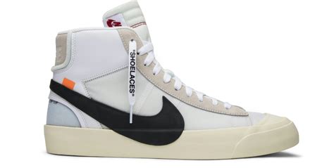 Nike off white blazer The Off-White x Nike Blazer Low “Electro Green” is a collaboration between Virgil Abloh’s high fashion brand and Nike on a futuristic version of the retro basketball shoe