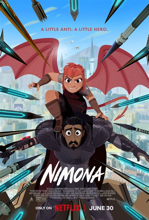 Nimona tainiomania A knight framed for a tragic crime teams with a scrappy, shape-shifting teen to prove his innocence