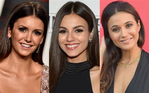 Nina dobrev looks like emmanuelle chriqui Nina Dobrev, who played the lead on the show (Elena Gilbert), looked really familiar