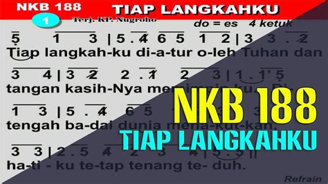 Nkb 188 not angka  Karya kasihNya genap, kemenanganNya tetap