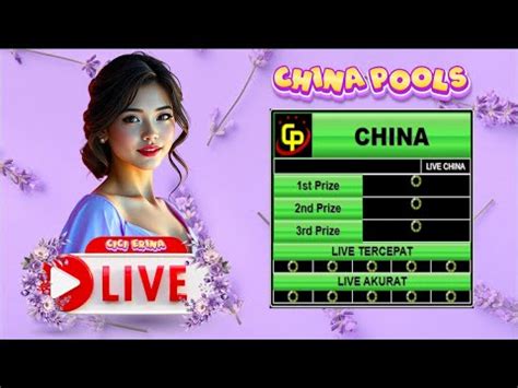 No china live draw  Jadi anda bisa mulai melakukan pengecekan pada kisaran jam yang telah di tetapkan, anda hanya perlu menunggu hasil yang keluar secara otamatis