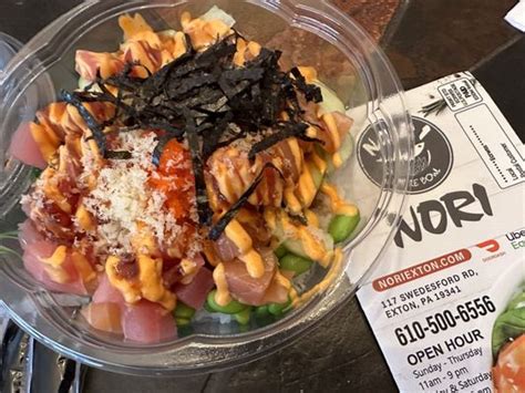 Nori poke bowl exton Specialties: Nori Thai and Sushi offers a variety of Asian cuisine that is healthy and made with quality ingredients, right here in Birmingham, Alabama