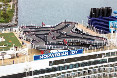 Norwegian joy basketball court  Safety gear provided by Norwegian Cruise Line