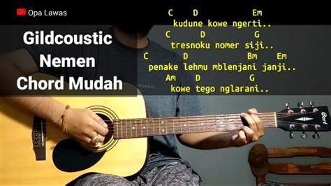 Not gitar lagu nemen COM - Berikut not angka pianika lagu Nemen NDX AKA lengkap dengan liriknya yang viral di TikTok