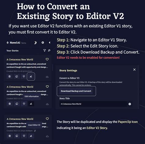 Novelai editor v2  Freely edit fonts, sizes, and the color scheme at any time