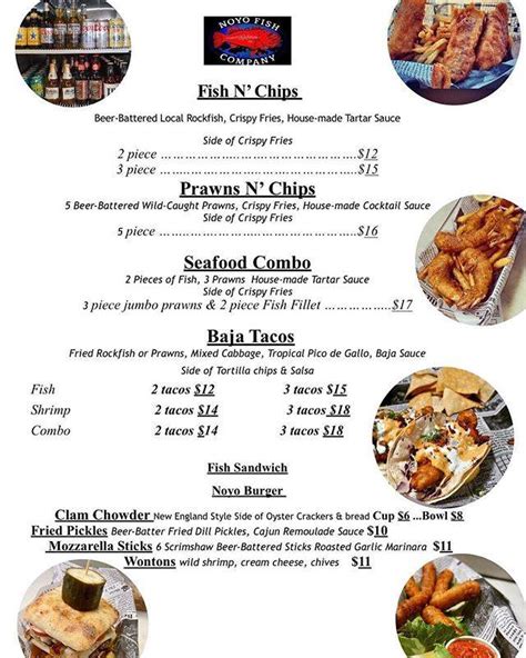 Noyo fish company menu  For a fishing town, it's hard to find good fish n' chips in Fort Bragg