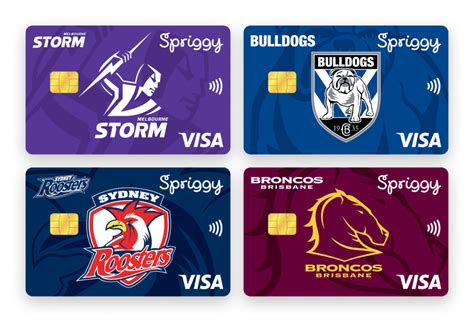 Nrl spriggy card  (Card issued by Indue Ltd