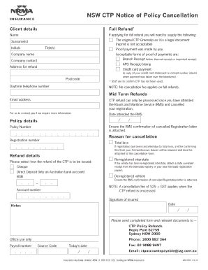 Nrma ctp green slip  Once you have the documents from Service NSW, you can cancel your Green Slip