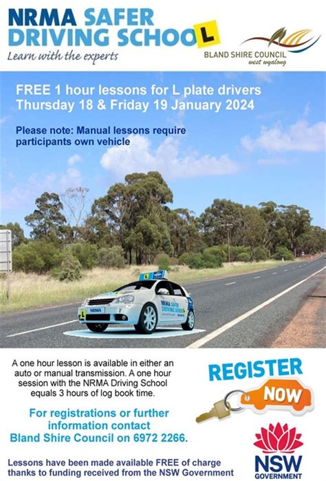 Nrma driving lessons wollongong  9am - 4pm