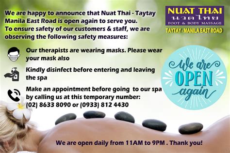 Nuat thai taytay Please be informed that we are CLOSED on November 1, 2019 (All Saint's Day Celebration)