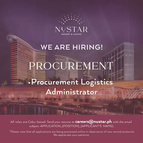 Nustar cebu hiring 2023  PHP 14,000 - PHP 15,000 a month