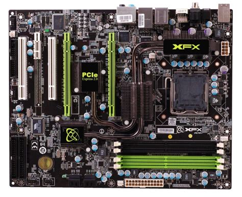 Nvidia nforce 750i sli  XFX exited motherboard business around 2009 - 2010, and at this time it manufactures