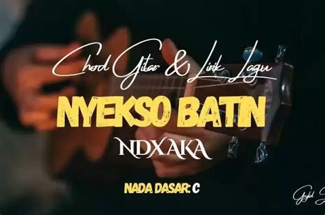 Nyekso batin chord Berikut Chord Lagu Kekasih Bayangan - Cakra Khan, Kunci Gitar Dasar C