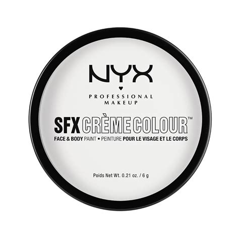Nyx sfx creme color white  The red-green-blue components are FF (255) red, FD (253) green and D0 (208) blue