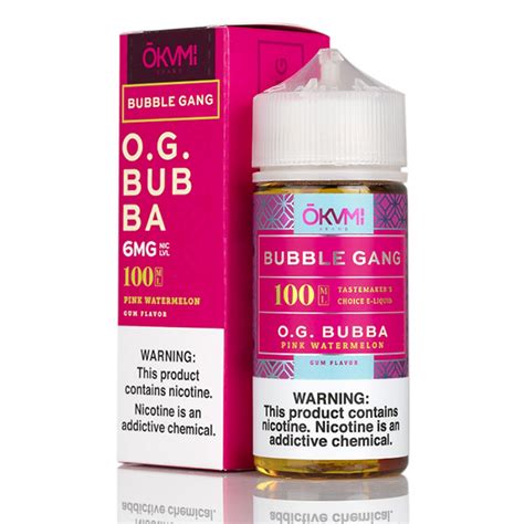 O.g. bubba iced by okami bubble gang e liquid 120ml  Sold Out