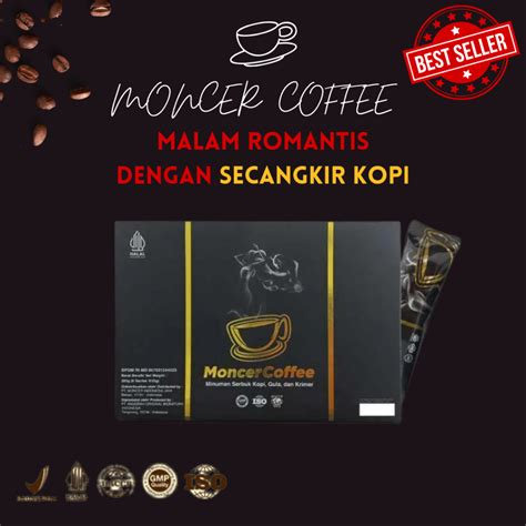 Obat kuat moncer coffee  Bahan-bahan alami seperti ginseng, pasak bumi, dan purwoceng diklaim dapat meningkatkan stamina dan keperkasaan pria tanpa efek samping yang berbahaya