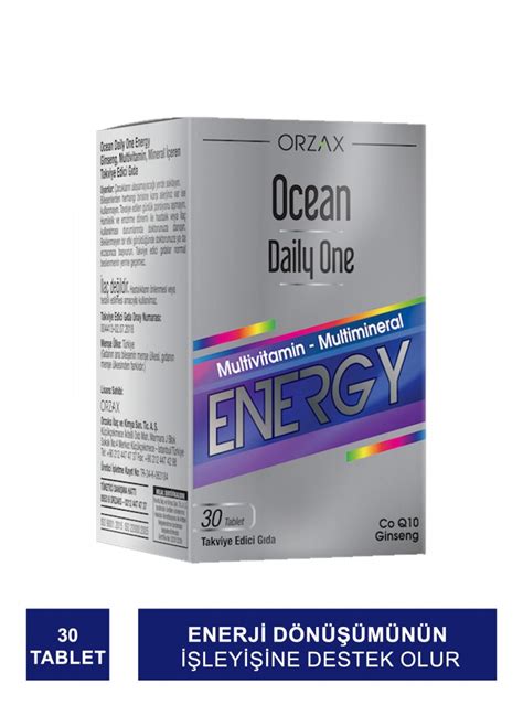 Ocean daily one energy kullanıcı yorumları  Koruyucu Ve Renklendirici İçermez