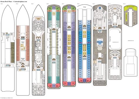 Oceania sirena deck plan  Explore & Discover