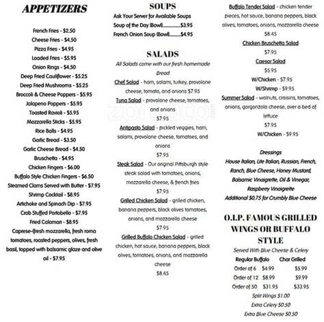 Oip sayre pa menu 115 S Thomas Ave, Sayre, PA 18840