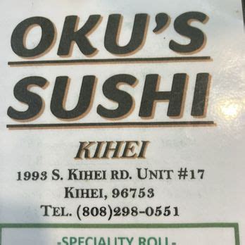 Okus sushi kihei Buy a gift up to $1,000 with the suggestion to spend it at Philmart Oriental & Fast Foods