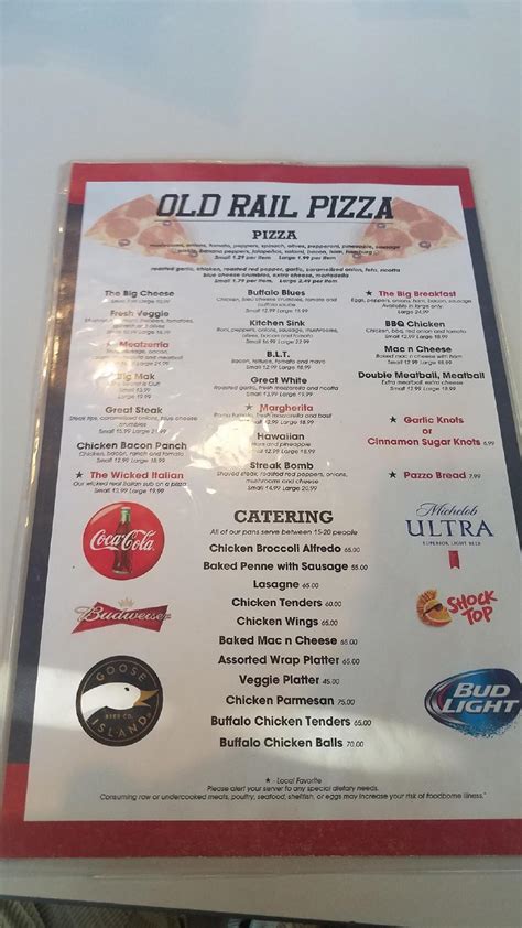 Old rail pizza Old Rail Pizza is recommended for the friendly staff