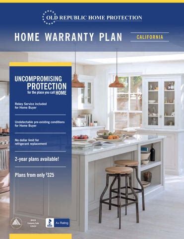 Old republic home warranty brochure pdf 2017 COM/HOC OR CALL 800