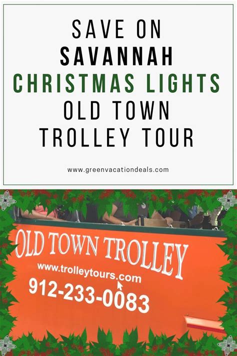 Old town trolley savannah coupon 40 off