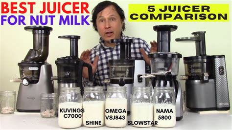Omega juicer almond milk  Using the juicing screen in your Omega Juicer, ladle oats and water into the juicer
