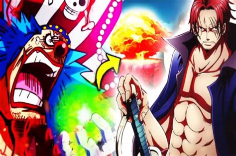 One piece 1083 pirateking  -Mihawk and Shanks clash, splitting the sky two different ways and literally shaking the Grand Line