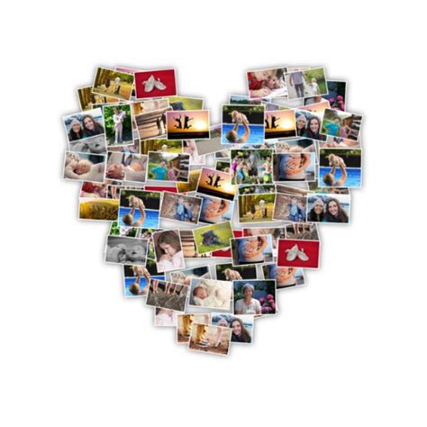 Online herzförmige fotocollage erstellen  There isn't a better way to showcase your photos
